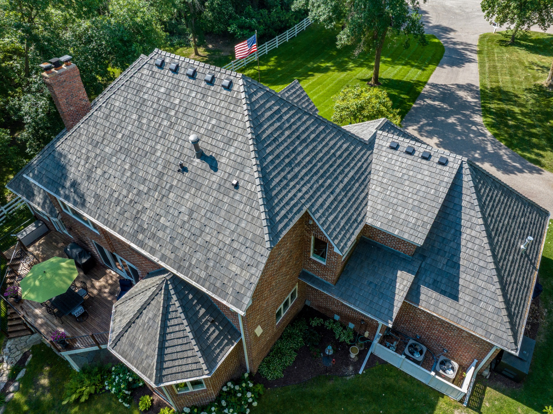 Brava Cedar Shake roof tile installation