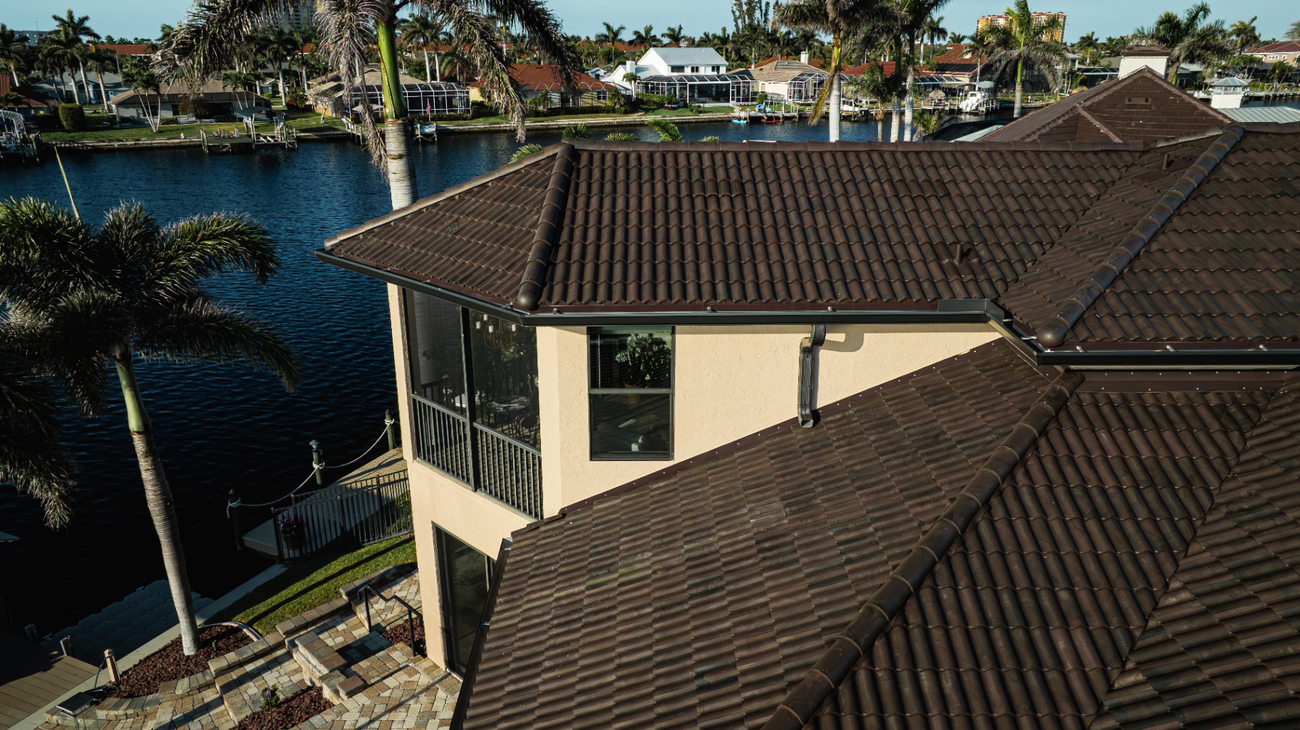 Brava Spanish Barrel Tile roof tile installation